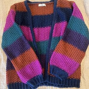 Natural life Colorful Striped Women's Sweater